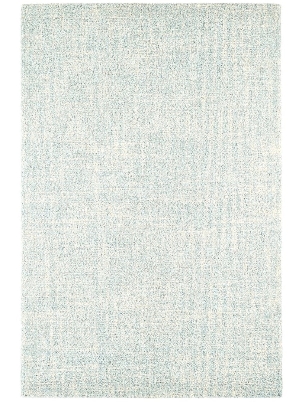 Annie Selke Crosshatch Hand Micro Hooked Wool Rug | Sky Rug Size 2'6"x8'